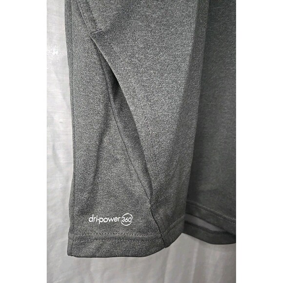 Russell Training Fit Dri-Power 360 Short-Sleeve Hoodie Men’s M Gray Activewear - Picture 8 of 8